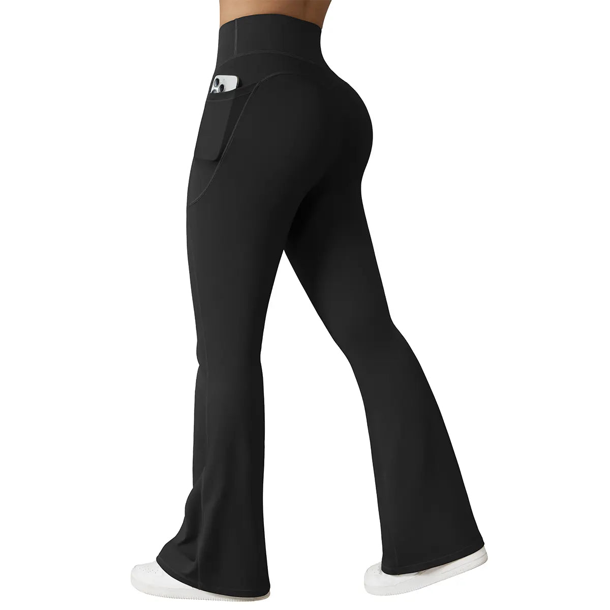 Women Workout Flare High Waist Butt Lifting Pants