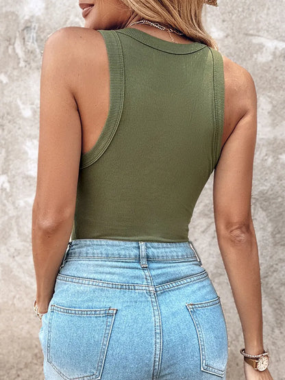 🔥 $24.99-Women's Ribbed Tank Tops with Shelf Bra