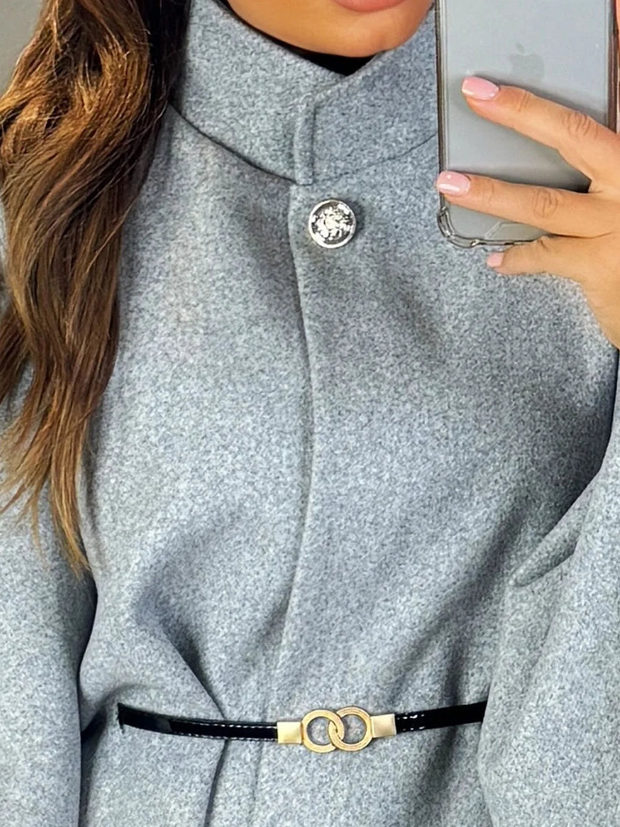 Wool Belted Cape - The Ultimate Statement in Elegant Outerwear
