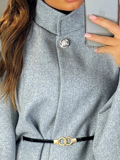 Wool Belted Cape - The Ultimate Statement in Elegant Outerwear