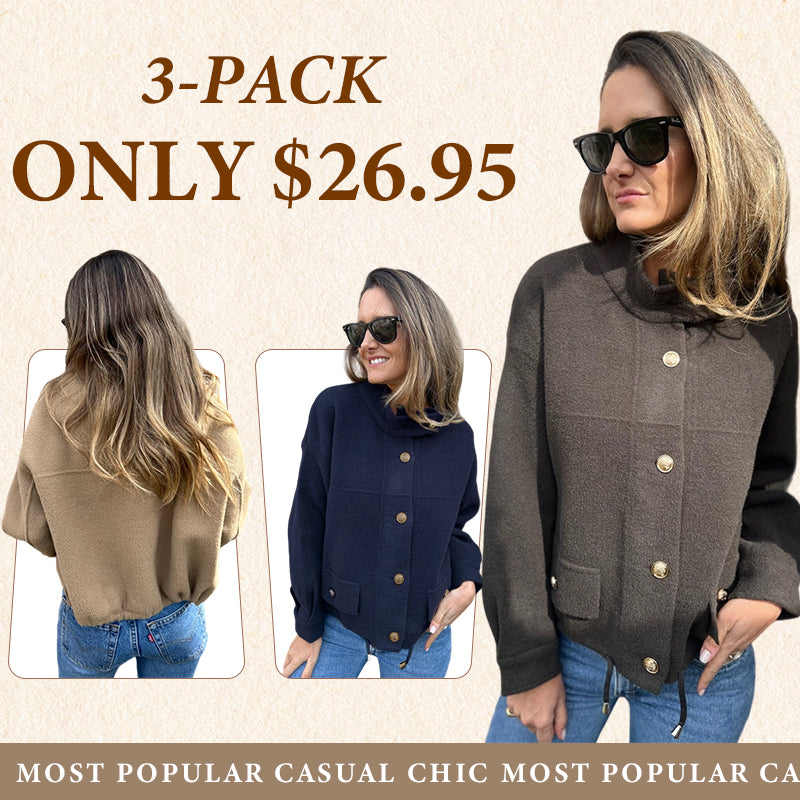Casual And Comfortable Woolen Jacket