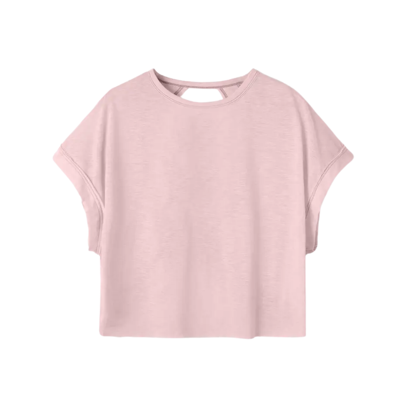 Women Open Back Tops Workout Backless Shirts