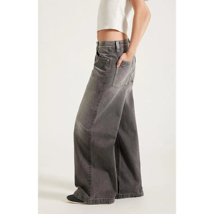 Women's Sloane Low Rise Ultra Baggy Jeans Gray Tinted