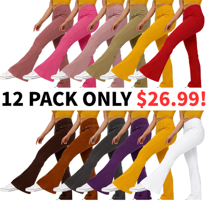 Women's Tummy Control Bell Bottom Jeans