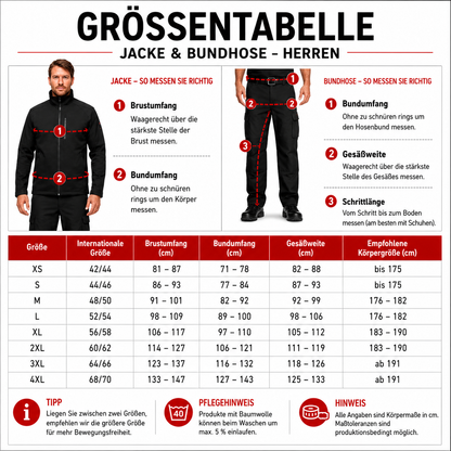 Letzter Verkaufstag-Softshelljacke x Bundhose Set