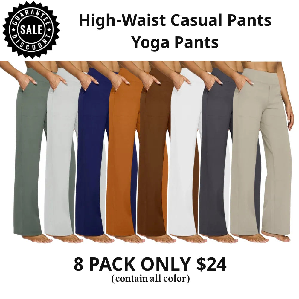 Women Wide Leg Pants with Pockets
