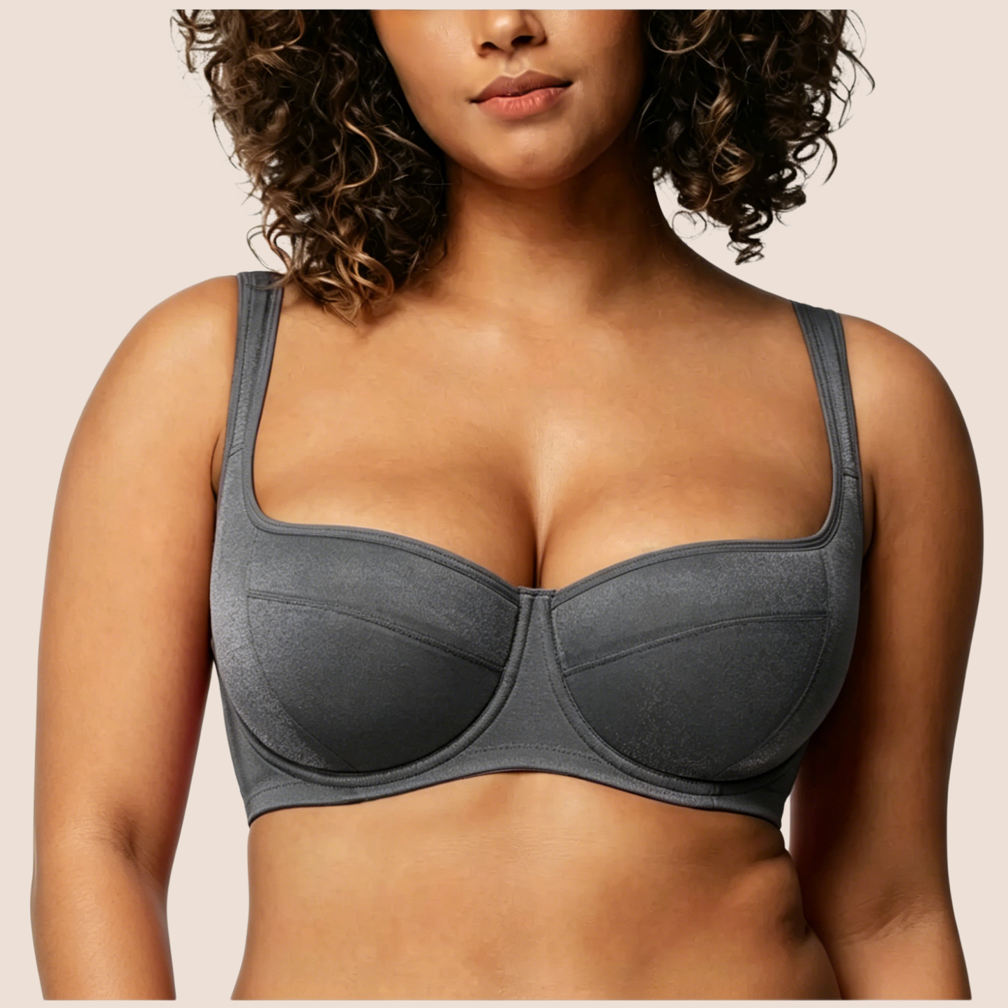 Starry Night Plus Size 4mm Lightly Padded Balconette Bra