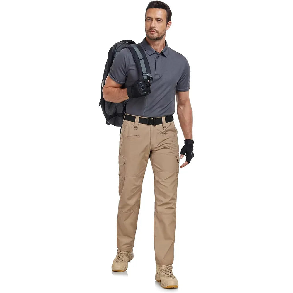 🔥Men's Ripstop Water-Resistant Cargo Pants,Ripstop Water Resistant Hiking Work Pants