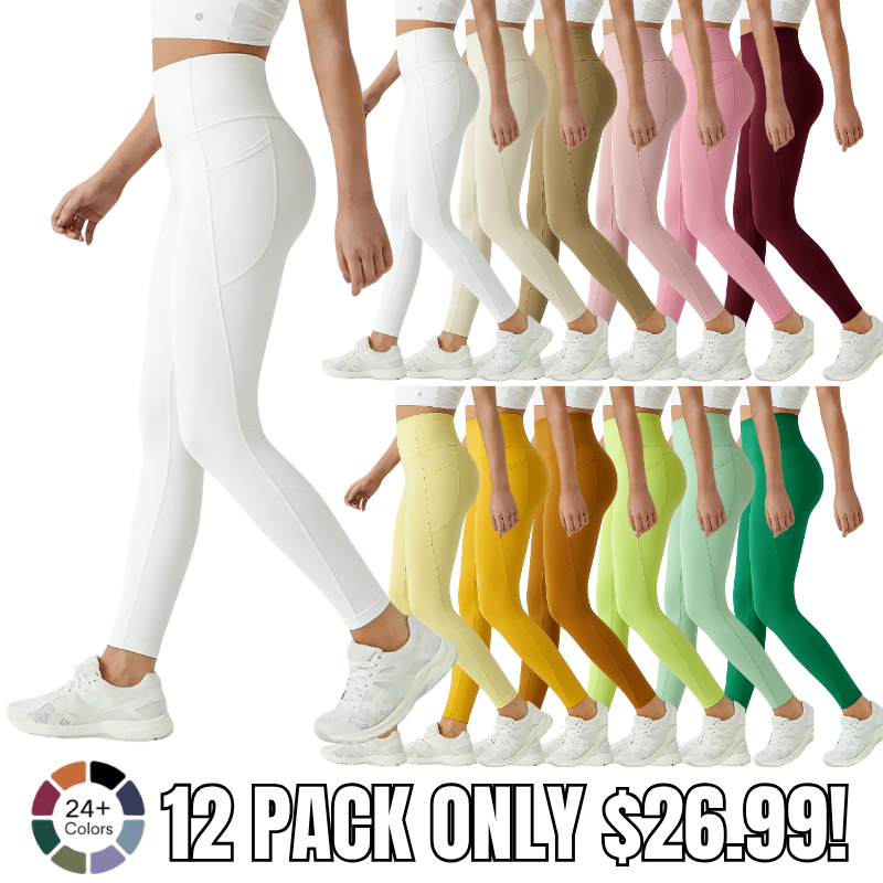 Tummy Control Pocket Shaping Training Leggings