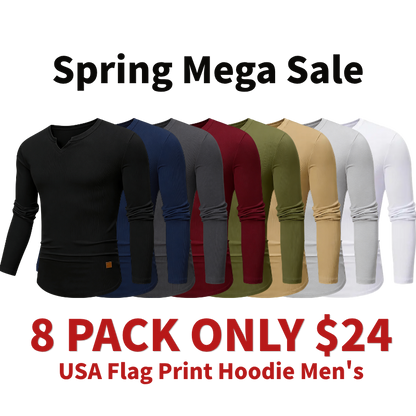 Mens Long Sleeve Muscle V-Neck Longline Ribbed Tee Shirts