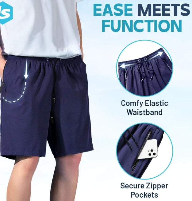 ❄️Last Day Sale 49% OFF🔥2026 Innovative Unisex Ice Silk Fast Dry Stretch Shorts