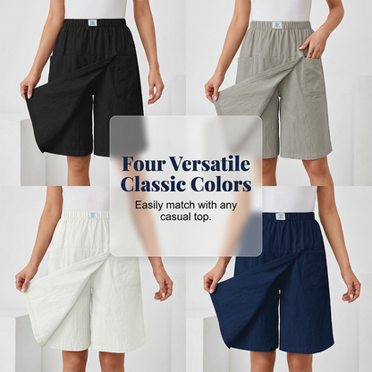 🔥LAST DAY SALE - ONLY £13.99!!🔥Women's Casual Elastic Waist Wrap Skort