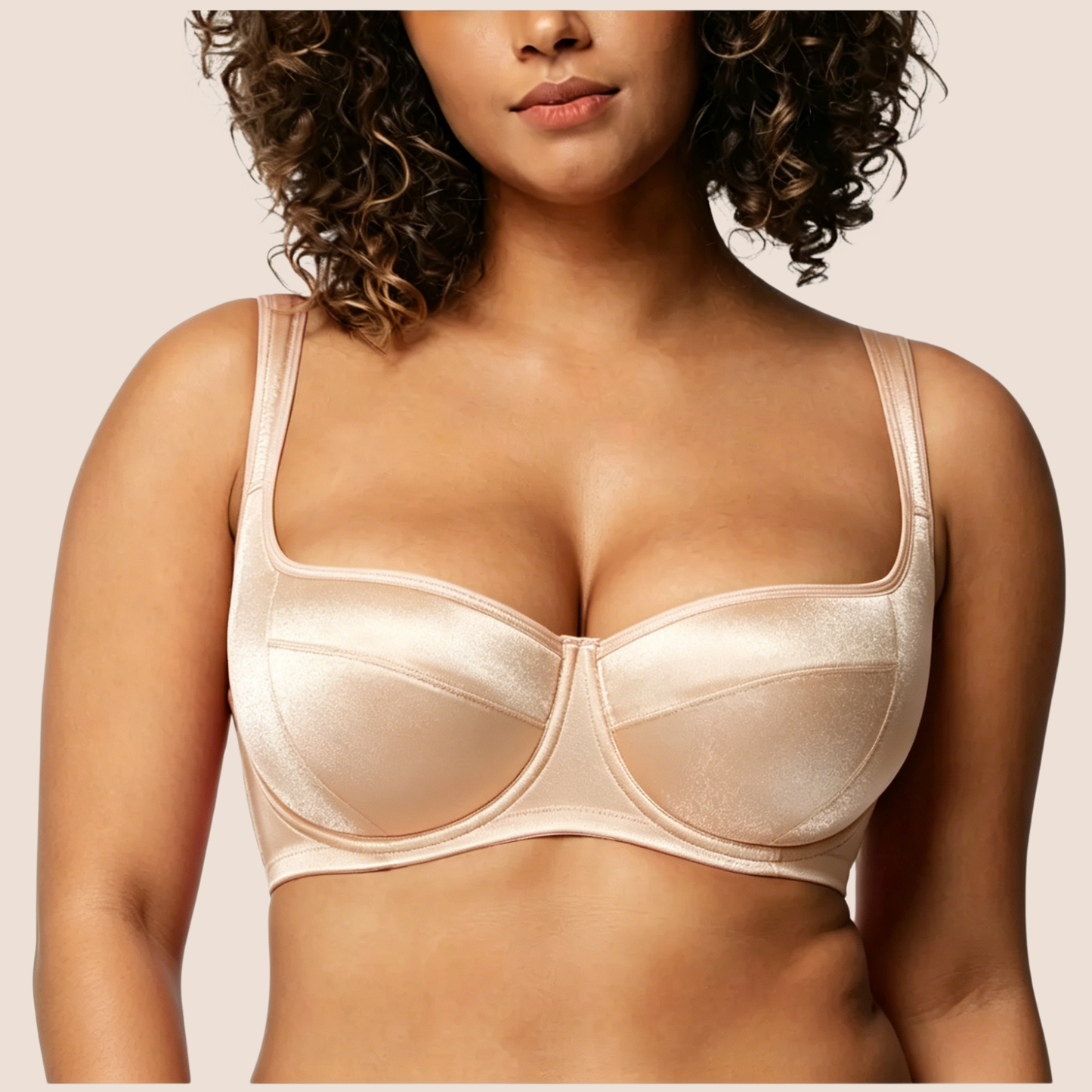 Starry Night Plus Size 4mm Lightly Padded Balconette Bra