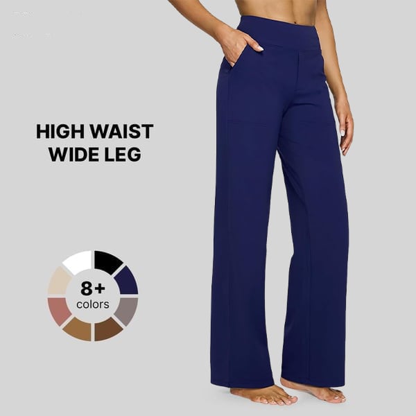 Last day's discount  --  Loose High-Waist Business Casual Pants Yoga Pants
