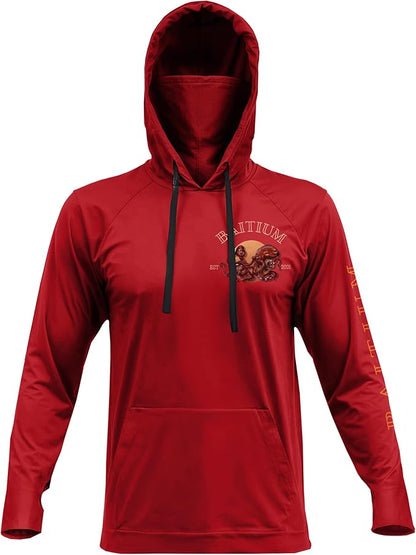 Fishing Shirts for Men Hooded Long Sleeve - UV Sun Protective T-Shirt Tee - Quick Dry Breathable Lightweight Dri Fit