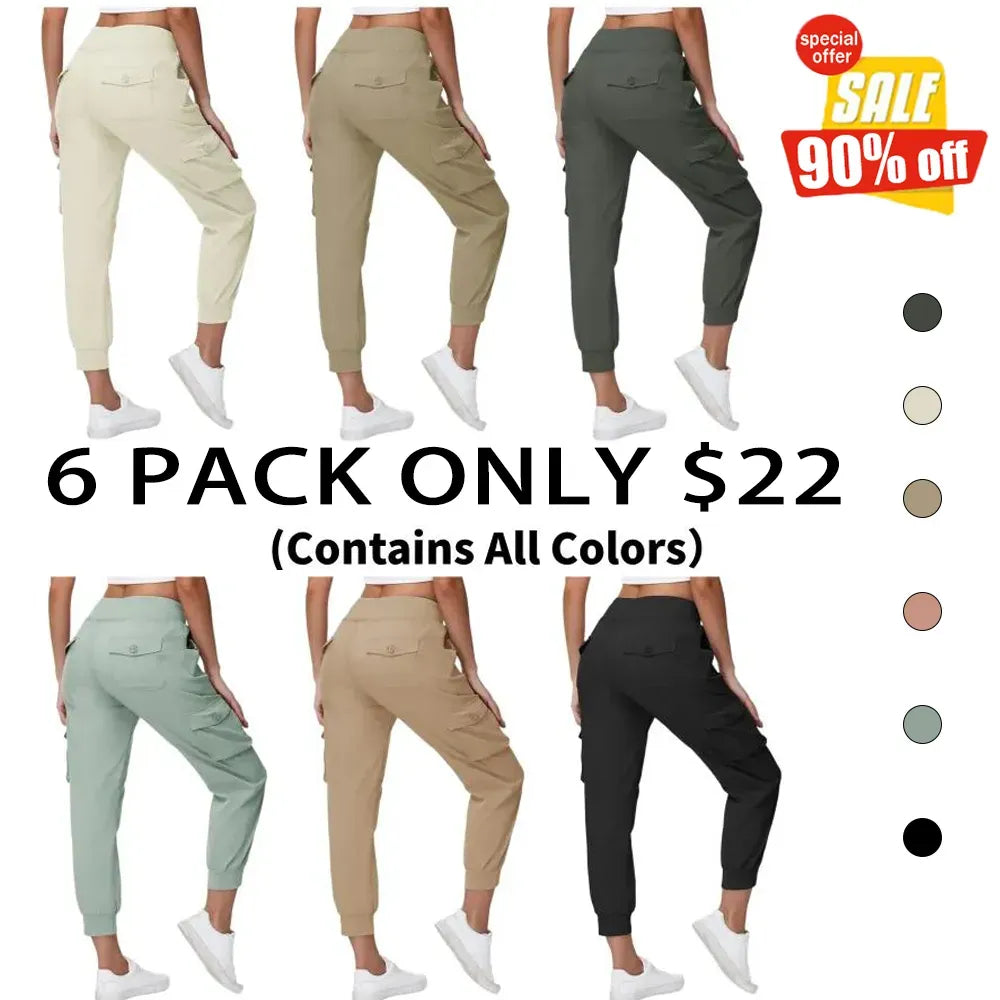🔥Last day promotion🔥Womens Cargo Capris Lightweight Hiking Pants Shorts Cropped Cotton2