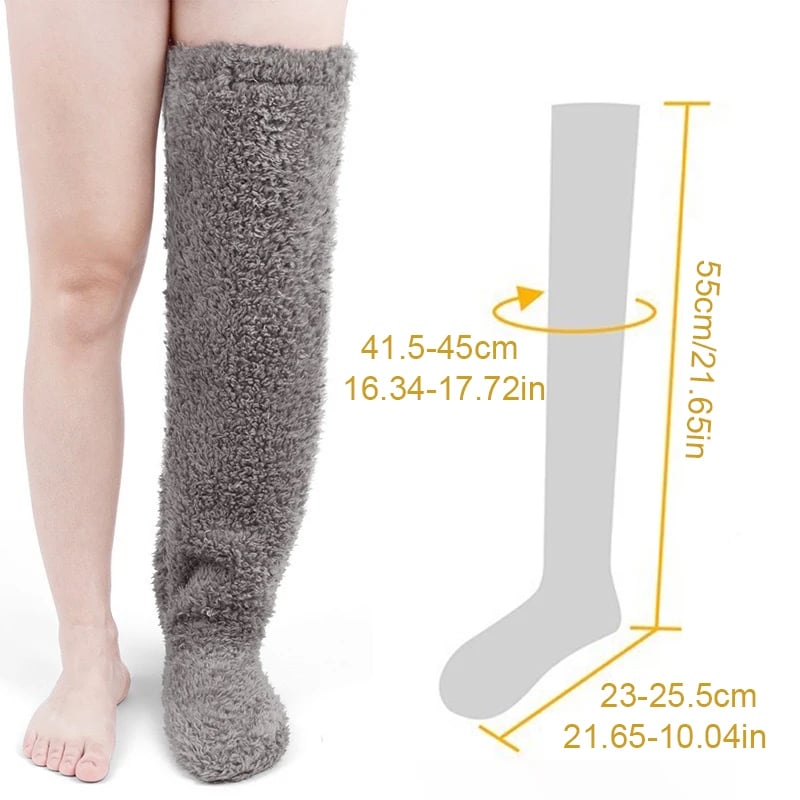 Black Friday Sale 50% OFF🎁Winter Fluffy Warm Over Knee Socks