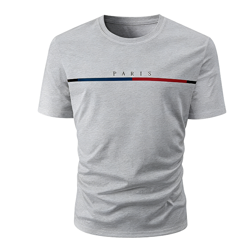 Men's Letter Graphic Tee Tops