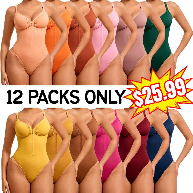 Seamless Covered Bust Jumpsuit Thong Bodysuit