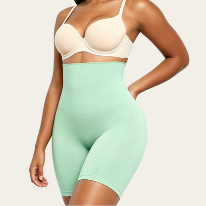 Women Seamless High Waist Sculpting Shorts Tummy & Thigh Slimming Shapewear
