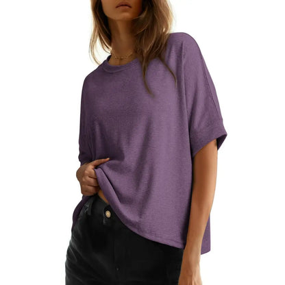 🔥 Stock up Dokotoo Women's Tops for Women 2026 Loose Oversized Basic Tee Comfortable Soft Fabric Flattering Fit Womenswear