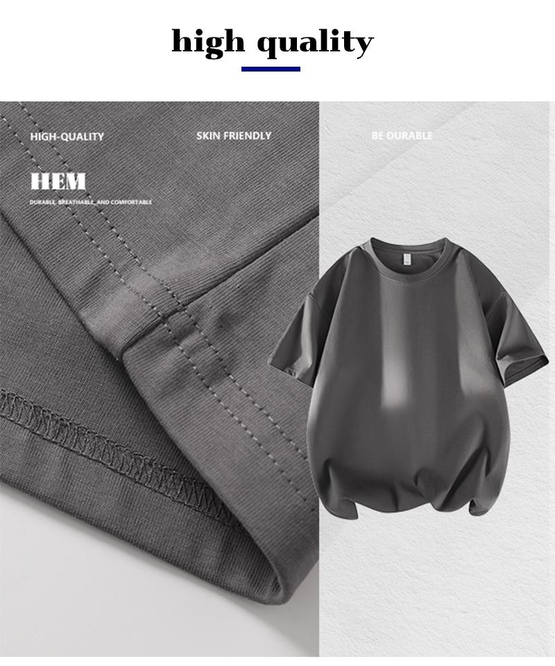 100% Cotton Crew Neck T-Shirts Set