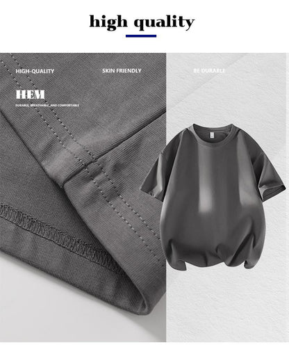 100% Cotton Crew Neck T-Shirts Set