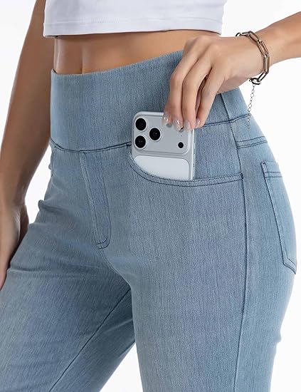 Women's Tummy Control Bell Bottom Jeans