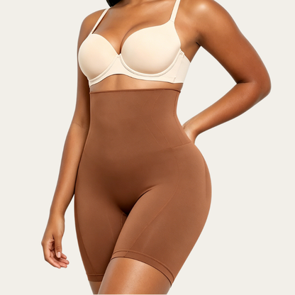 Women Seamless High Waist Sculpting Shorts Tummy & Thigh Slimming Shapewear
