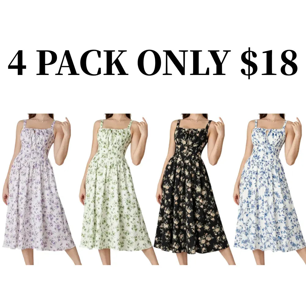 Women's floral print midi dress