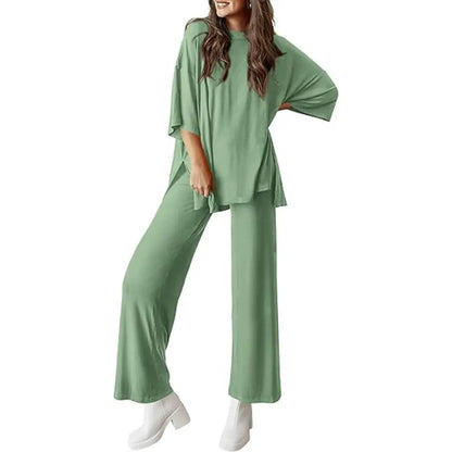 ⏰ Flash Deal!! Comfy & Loose Tee Set – Hot Seller, Limited Time Only!