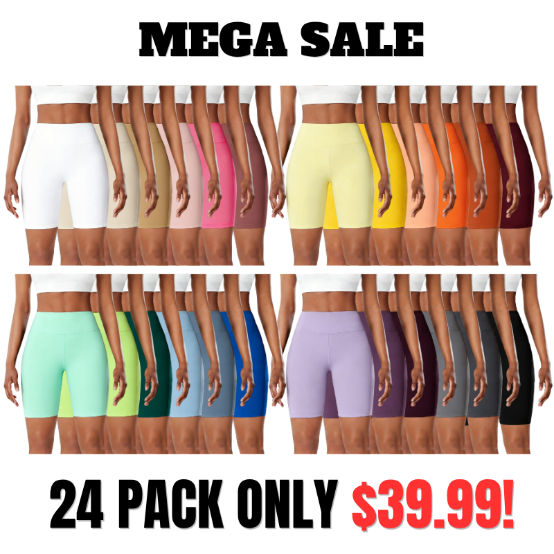 High Waist Athletic Yoga Shorts