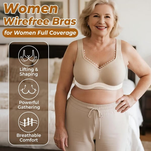 🏆LAST DAY SALE 49% OFF -Super firming bra | Women Wirefree Bras 👍No more sagging breasts