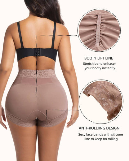 High Waist Shapewear Panty with Anti-Slip Silicone Band
