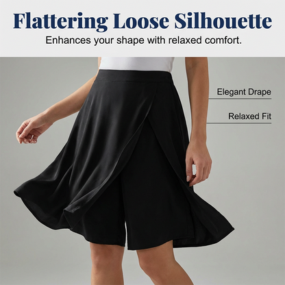 🔥LAST DAY SALE - ONLY £13.99!!🔥Women's Casual Elastic Waist Wrap Skort