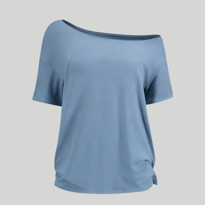 Women's Solid Basic Tee & Men's Muscle Slim Henley Shirts
