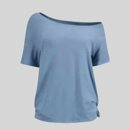 Women's Solid Basic Tee & Men's Muscle Slim Henley Shirts