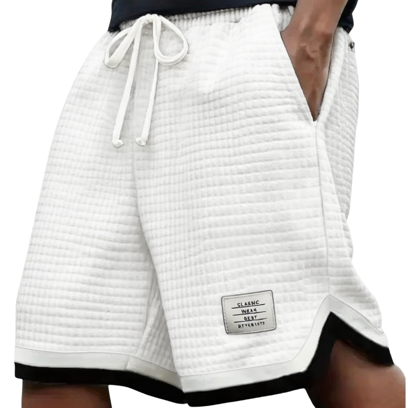 Men's Waffle Knit Casual Summer Shorts