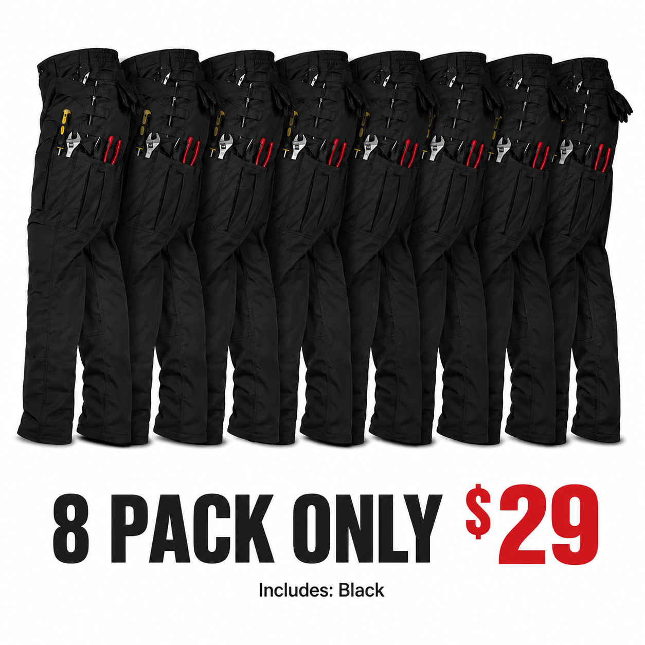 Men's Cargo Pants,Tactical Pants for Men Stretch,Durable Ripstop EDC Work Pants for Hiking