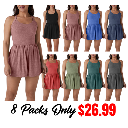 2-in-1 Romper-Easy Peezy Edition Dresses