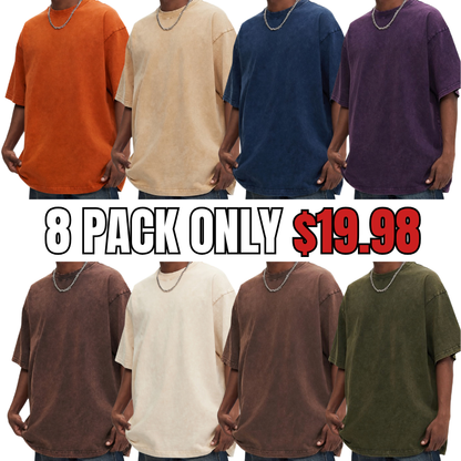 Oversized Tshirts Unisex Gym Vintage Heavyweight T Shirts