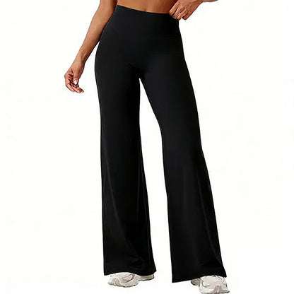 🔥 Women's High-Waist No-Front-Seam Tummy Control Sculpting Pants