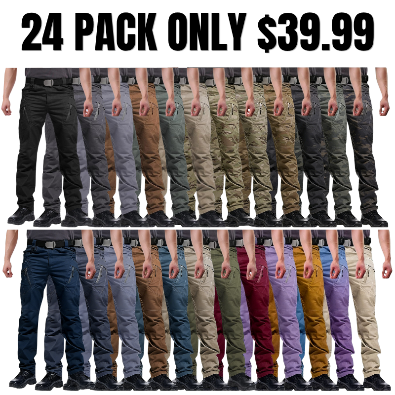 Men's Multi-Pocket Tactical Work Pants