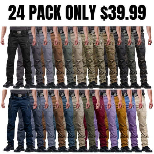 Men's Multi-Pocket Tactical Work Pants