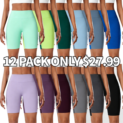 High Waist Athletic Yoga Shorts