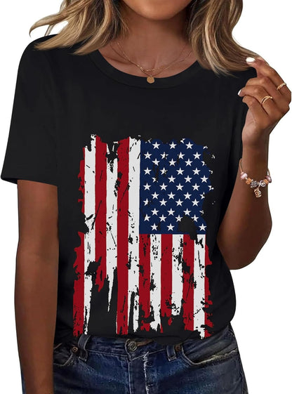 Women's American Patriotic Shirt XS-5XL