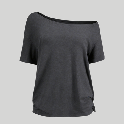 Women's Solid Basic Tee & Men's Muscle Slim Henley Shirts