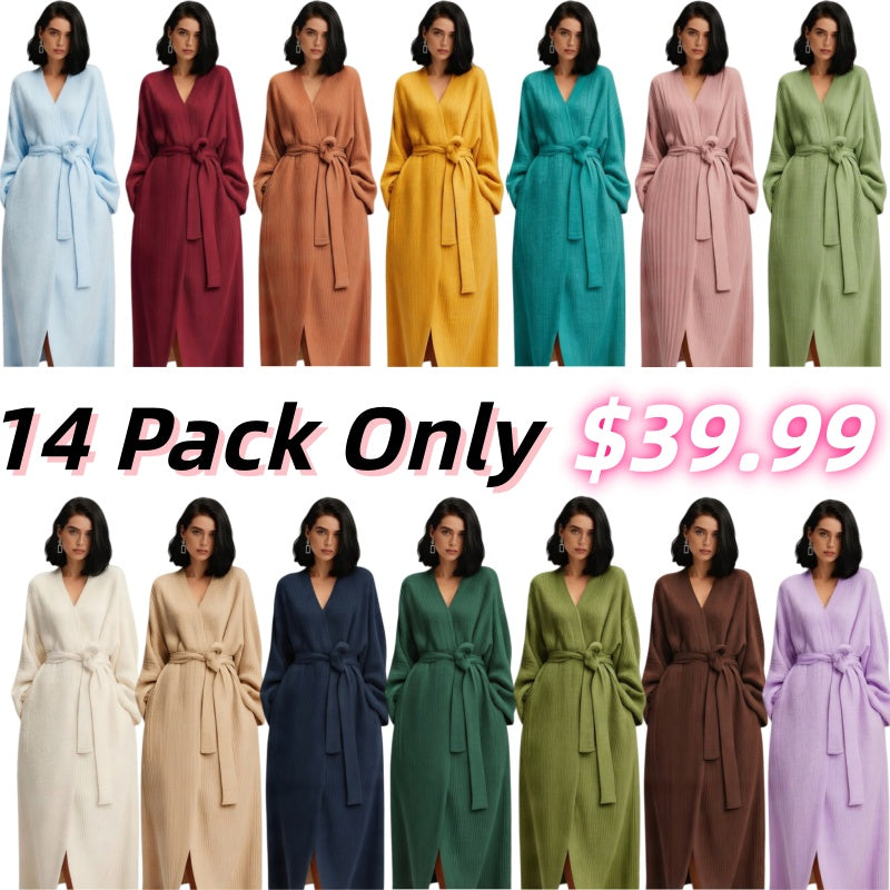 💘 Valentine’s Day Sale 💘 Women's Double-Sided Plush Robe