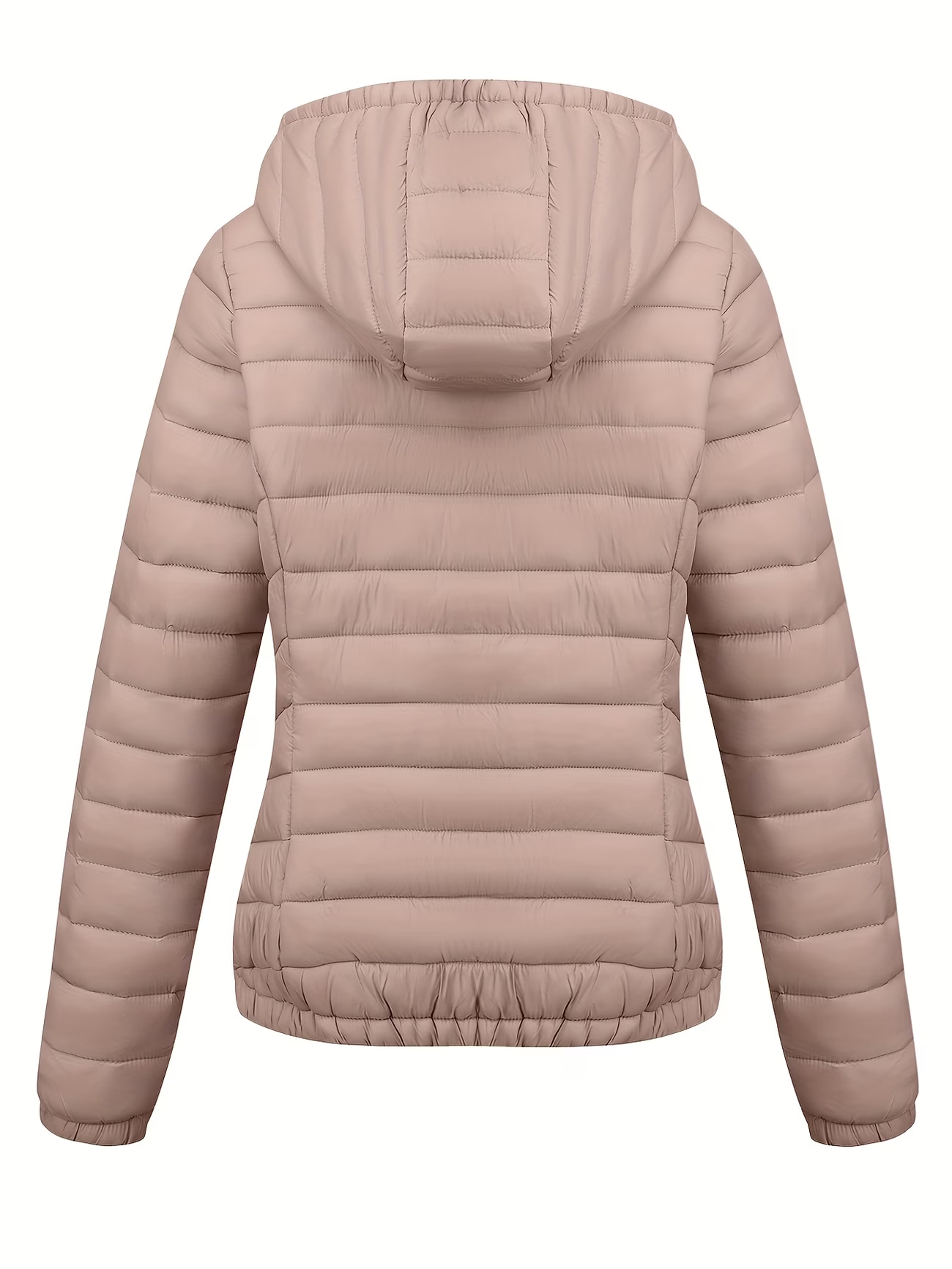 Women's Hooded Padded Coat - Fashion Simple Versatile Lightweight Pockets for Autumn Winter Commuter