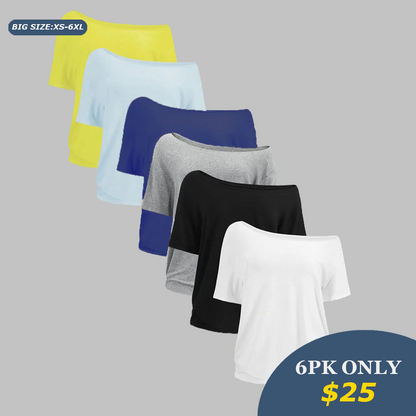 Women's Solid Color Minimalist Loose Tee Top